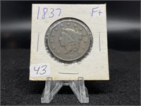 Large Cents:   1837