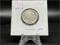 Buffalo Nickels: 1913 Type 1