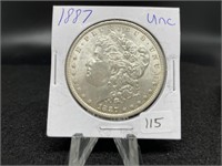 Morgan Silver Dollars:    1887