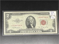 Series 1953 Red Seal $2 Star Replacement Note