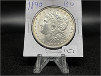 Morgan Silver Dollars:    1890