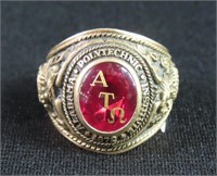 10K GOLD 1954 CLASS RING FROM ALABAMA