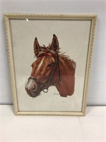 Horse print. 9” x 12”