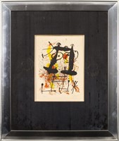 Joan Miro "Hai-Ku" Lithograph in Colors, 1967