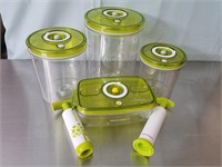 VacuCraft Food Storage Canister Set