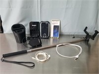 Cell Phone Selfie Stick & Related Items