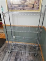 Stainless Steel Wire Portable Shelf Unit