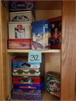 Lot of Decorative Oreo Tins & Others