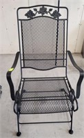 WROUGHT IRON OUTDOOR CHAIR