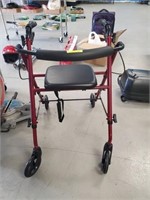 HANDICAP WALKER WITH LUGGAGE