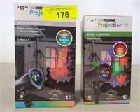 PAIR OF PROJECTION LIGHTS