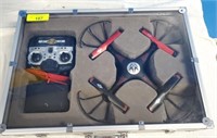 4 BLADE DRONE IN CASE WITH CONTROLLER
