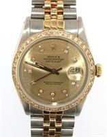 Oyster Perpetual Datejust 36 Rolex Watch w/Diamond
