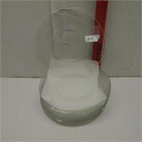 Set Of Glass Serving Plates