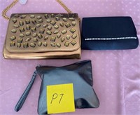 845 - LOT OF 3 LADIES EVENING BAGS (P7)