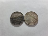 (2) 1921S Morgan Dollars