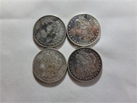 1878, 1890, 1896, 1898 Morgan Dollars