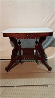 VICTORIAN MARBLE TOP PARLOUR TABLE