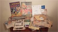 TOTE OF VINTAGE CATALOGUES + ETC