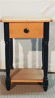 PINE END TABLE WITH DRAWER