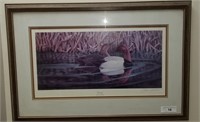 "SERENITY" BY JOHN A RUTHVEN REMARKED FRAMED PRINT