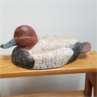 GLASS EYE OLD TIME DUCK DECOY BY BUELL BURNES
