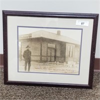 TROTWOOD TRAIN DEPOT AND RURAL MAIL DELIVERY MAN