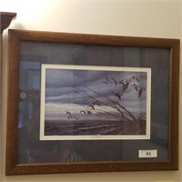 "OVER THE BLOWDOWN" BY TERRY REDLIN FRAMED PRINT