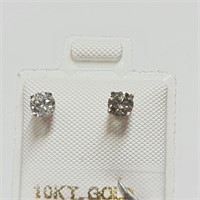 $1200 14K  Diamond(0.43ct) Earrings