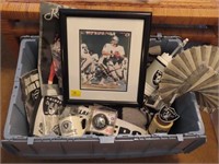 KEN STABLER SIGNED PHOTO AND ASSORTED RAIDERS