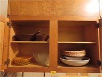 CONTENTS OF CABINETS ON TOP