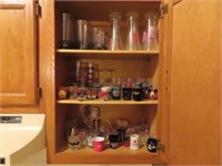 CONTENTS OF CABINETS ON TOP