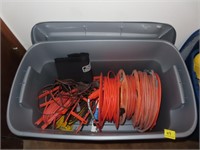 2 TOTES WITH EXT CORDS