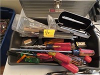 TOOL TRAY  AND ASSORTED TOOLS