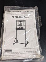 New 12 Ton Shop Press