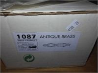 25 New Antique Brass Cabinet Knobs