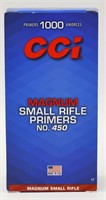 1000 CCI Small Rifle Magnum Primers #450