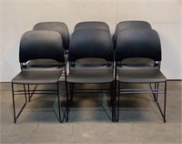 (6) Herman Miller Stackable Lobby Chairs
