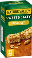NATURE VALLEY 32-Pk Sweet & Salty Peanut Chewy Nut
