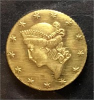 1851 Liberty $1 Gold Coin