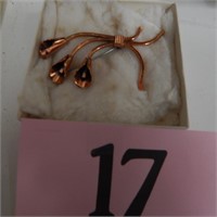 RENOIR COPPER BROOCH 4 IN