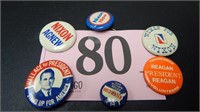 ASSORTED CAMPAIGN BUTTONS