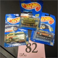 HOT WHEELS NEW IN PKG, QTY 3