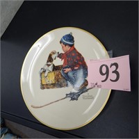 NORMAN ROCKWELL PLATE 10 IN