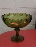 Green compote fruit bowl