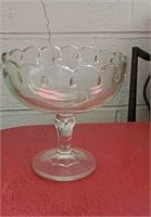 Compote glass fruit dish