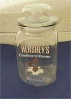 Hersheys cookies & cream jar
