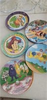 Group of 10 kids plates