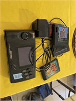 LR - Vintage Sega Genesis Nomad w Games
