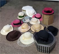 Qty Old Hats+Boxes